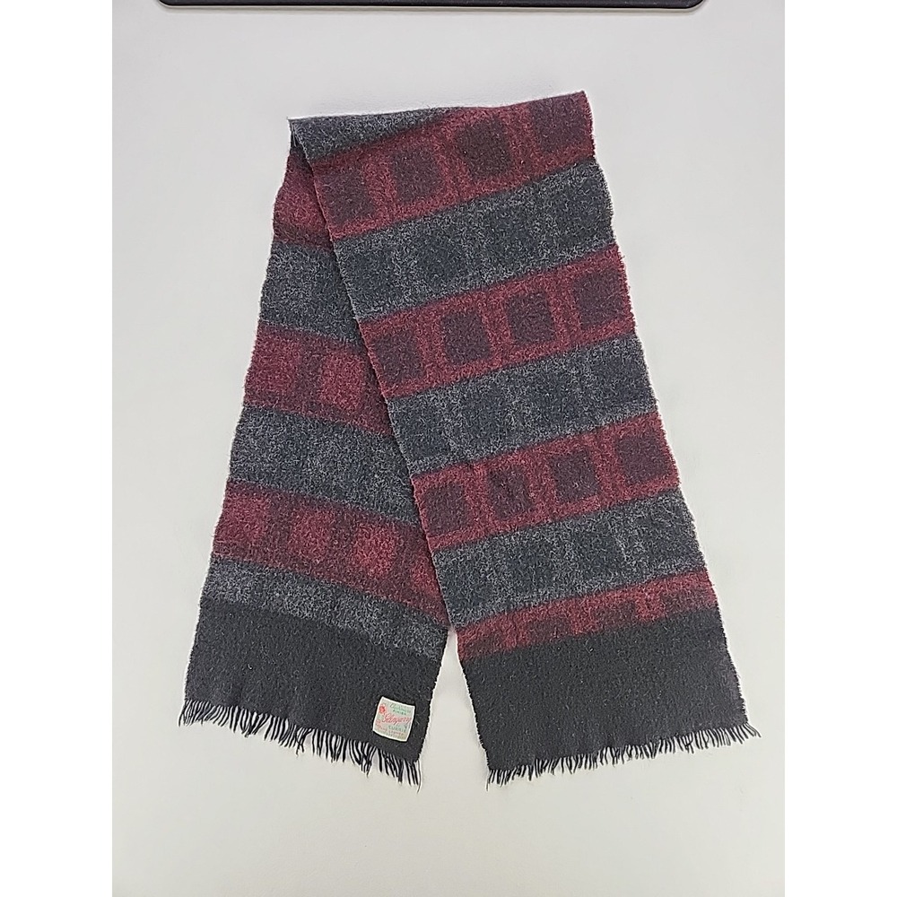Glengarry Scarf By Currie Cashmere Finish Hand Loomed 70% Wool 46" Squares